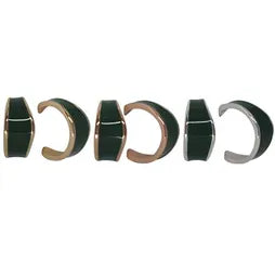 Enamel Studs (Hoops) - Evergreen