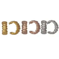 Studs - Hoop (Ribbed)