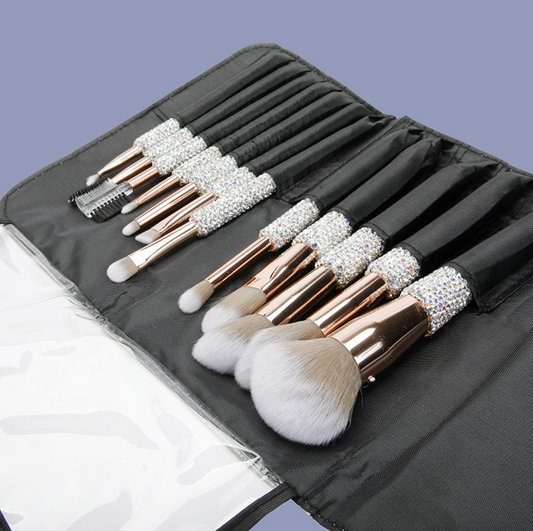 Crystal Cosmetic Brush Set