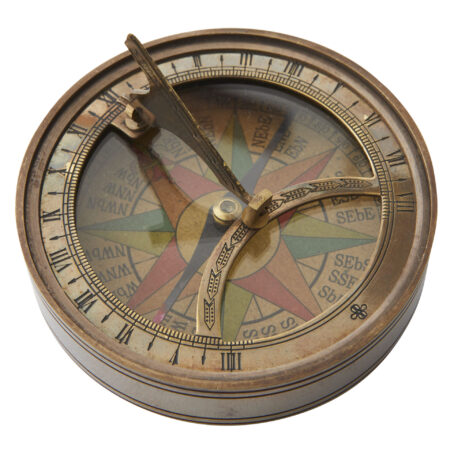 Bronze Sundial Compass (Boxed)