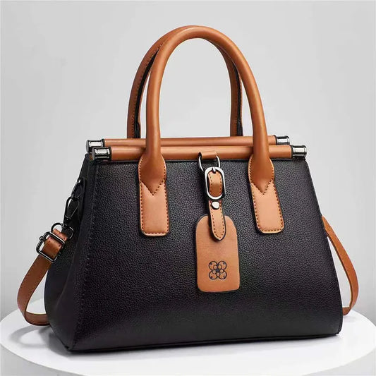 Block + Tan Handbag