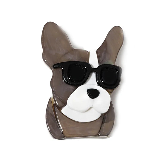 Boston Terrier Brooch