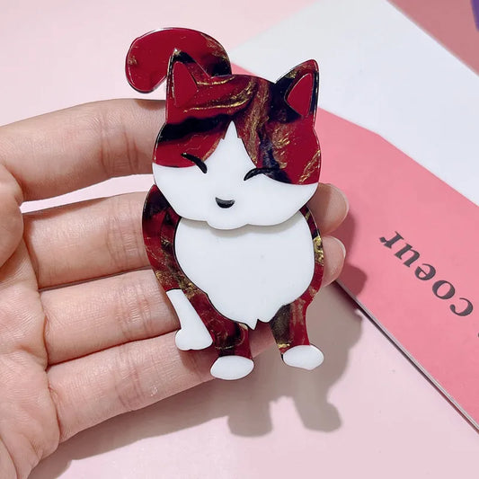 Cartoon Cat Brooches