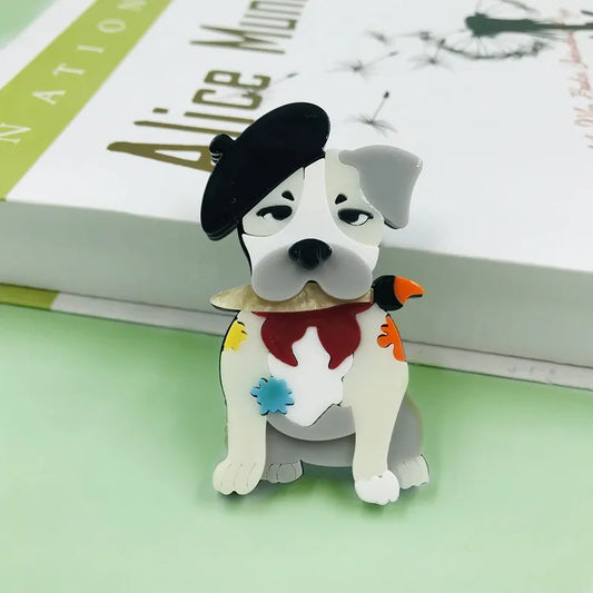 Artist Pooch Brooch