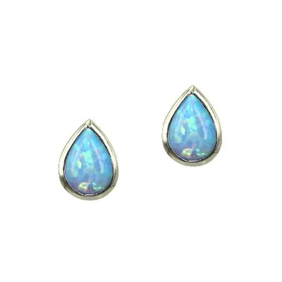 Opal Studs - TD - Blue