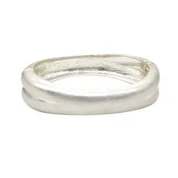 Hinged Bangle - Dimpled (S)