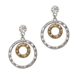 Brass Studs - Open Circle (S/G)