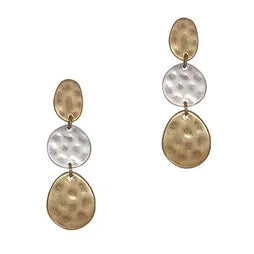 Brass Studs - Tri Disc (G/S)