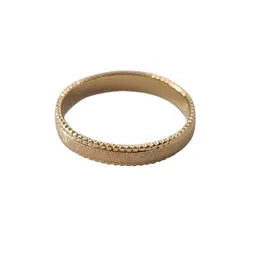Ring - Brushed (S-Gold Plated)