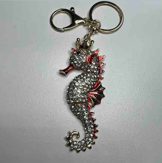 Bling Seahorse Keyrings