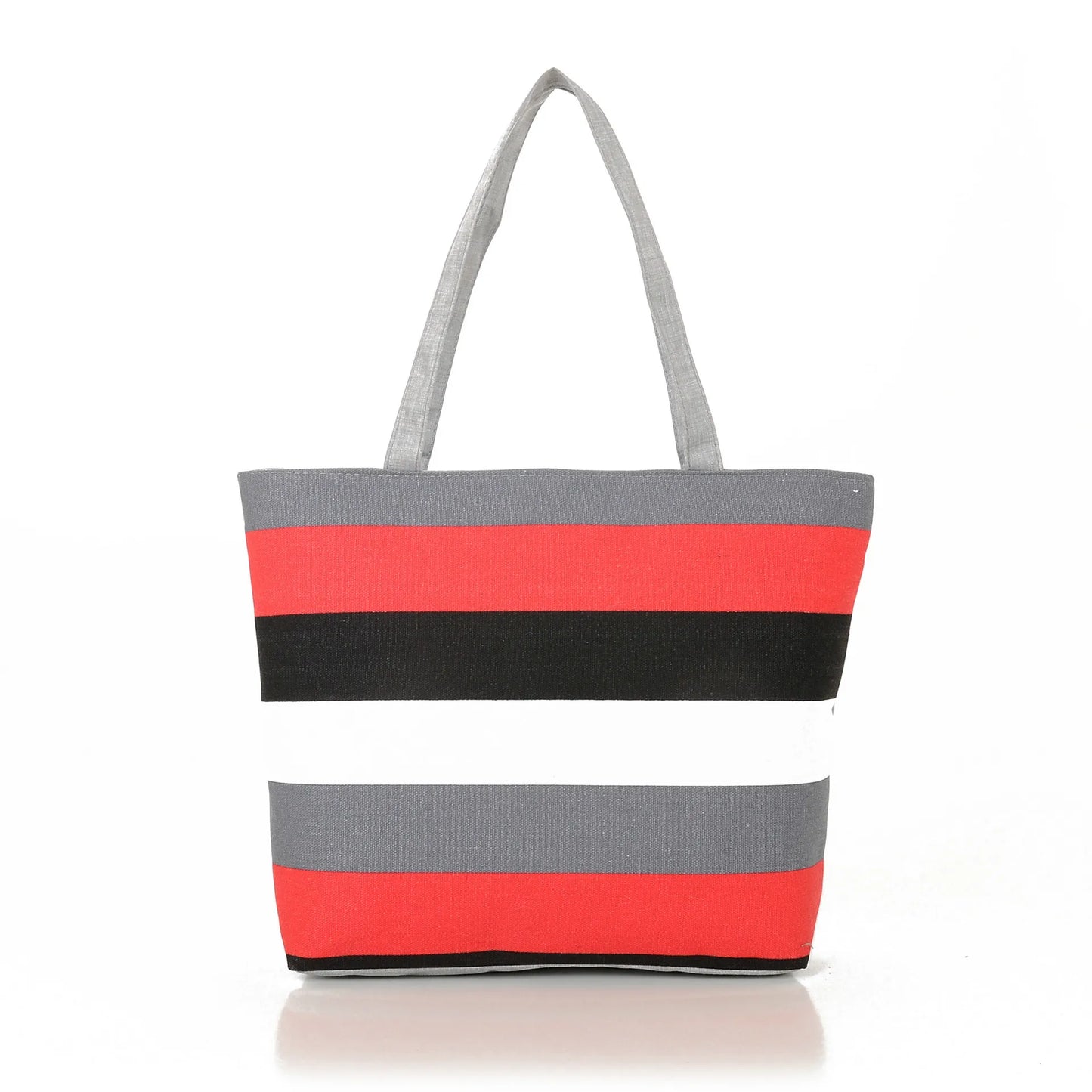 Canvas Stripe Tote Bag