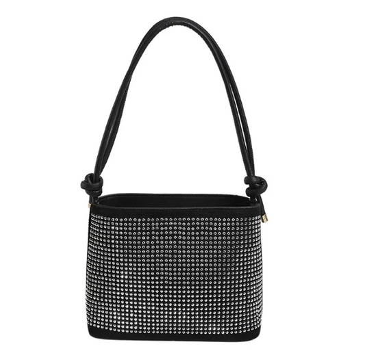 Rhinestone Square Shoulder Bag