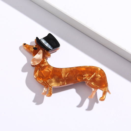 Dachshund Brooch