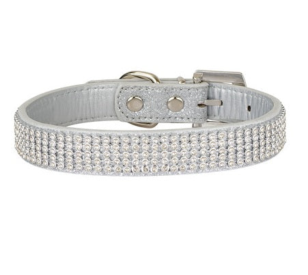 Luxury Rhinestone Pet Collars-Pink